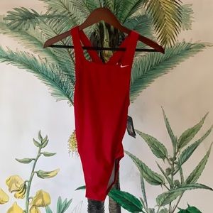 NWT! Red Nike One Piece Bathing Suit